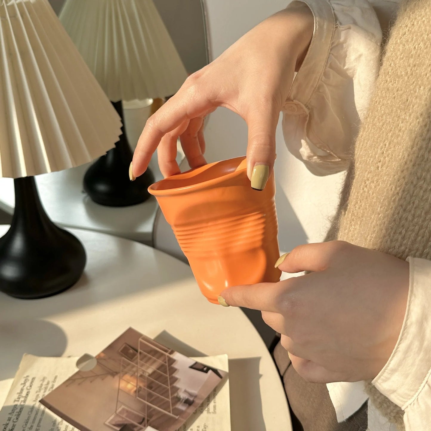 Minimalist Hand-Thrown Ceramic Mug