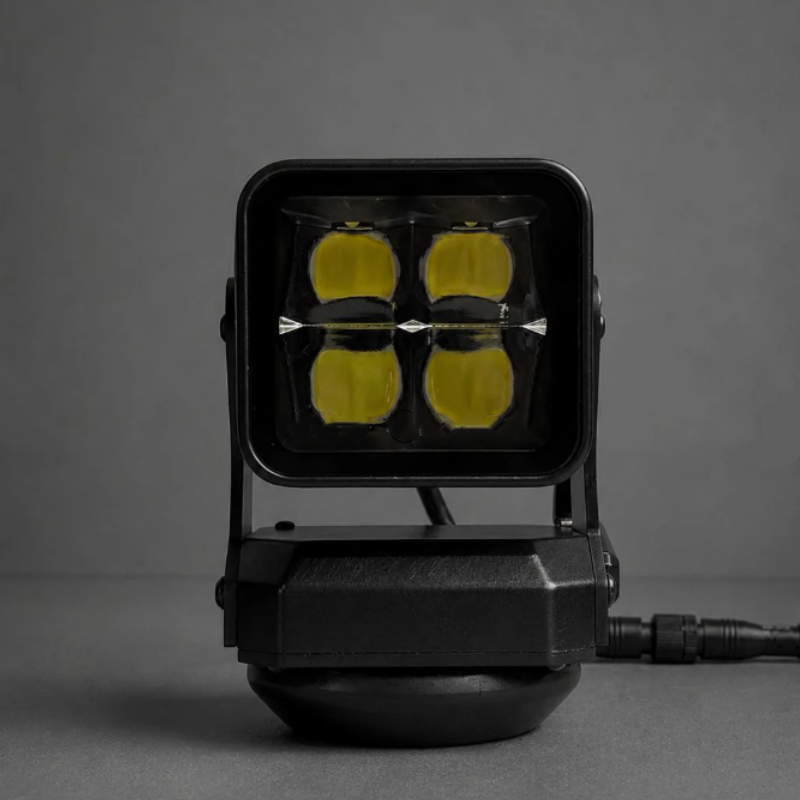 Remote-Controlled Rotating Light with 4,800 Lumens & IP67 Rating
