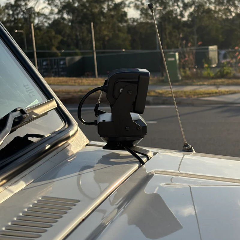 Remote-Controlled Rotating Light with 4,800 Lumens & IP67 Rating