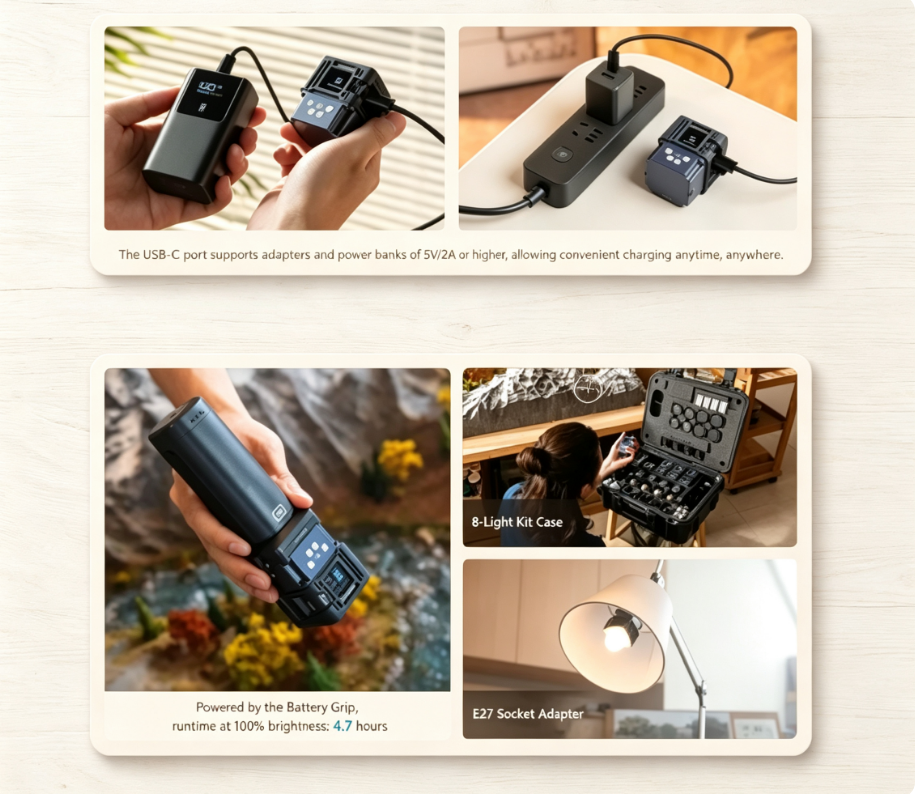 LED Lighting Kit with Full Color Control