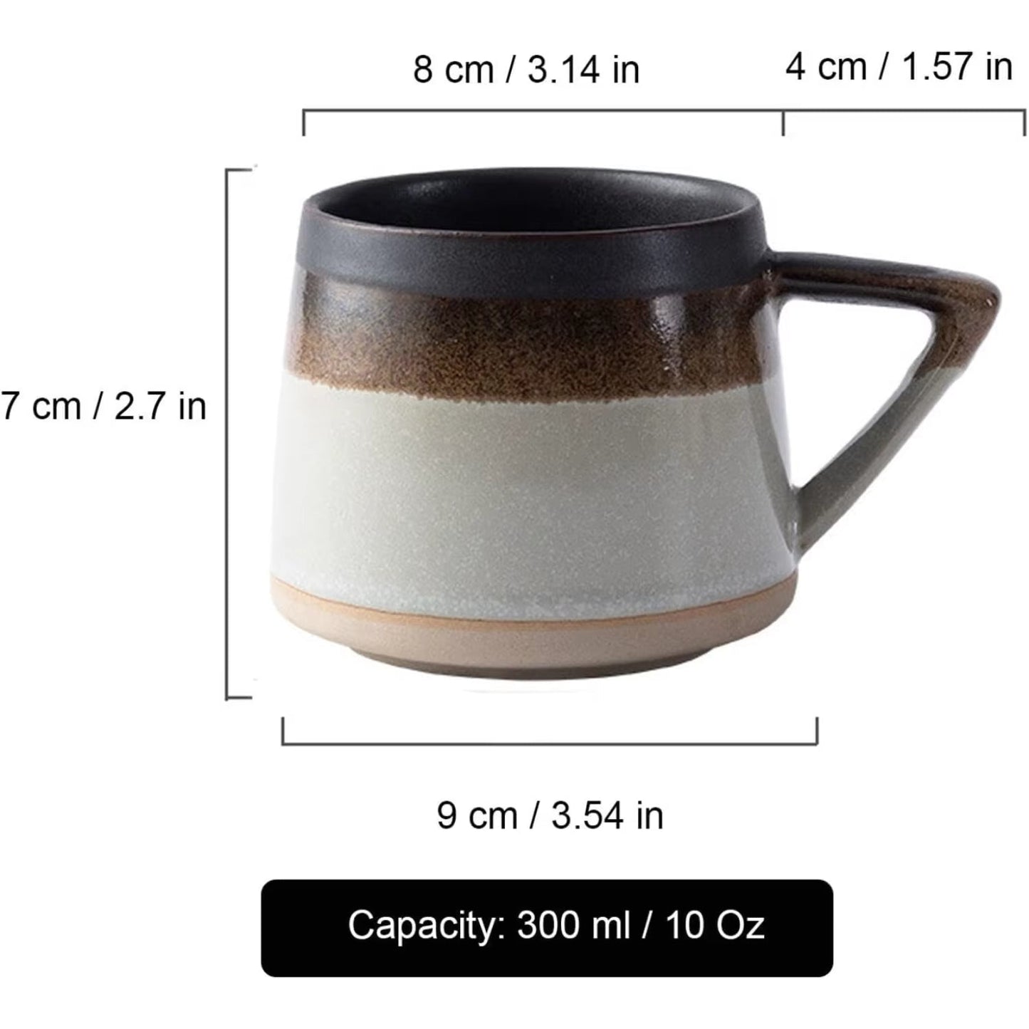 Galaxy Ceramic Rotating Mug & Saucer