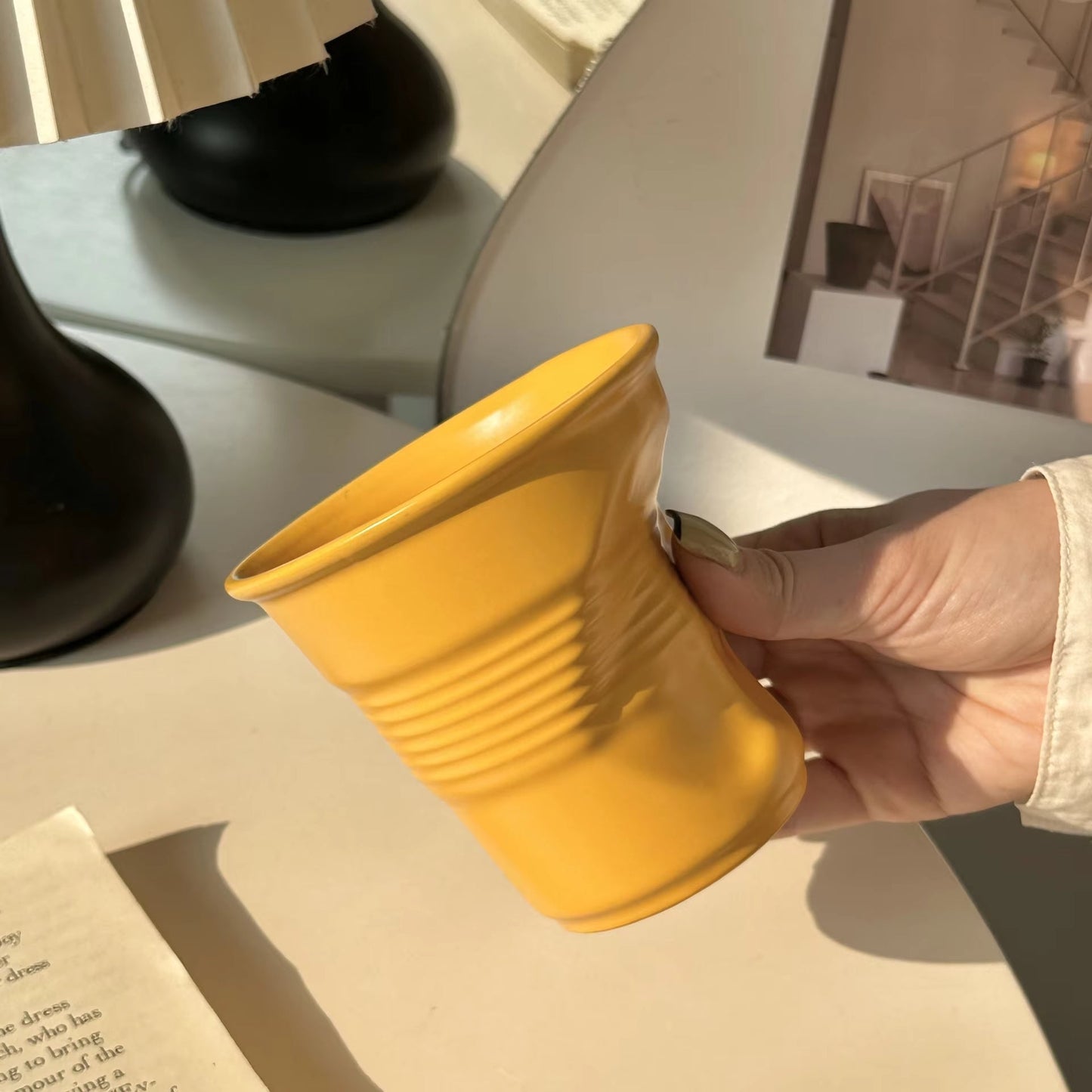 Minimalist Hand-Thrown Ceramic Mug