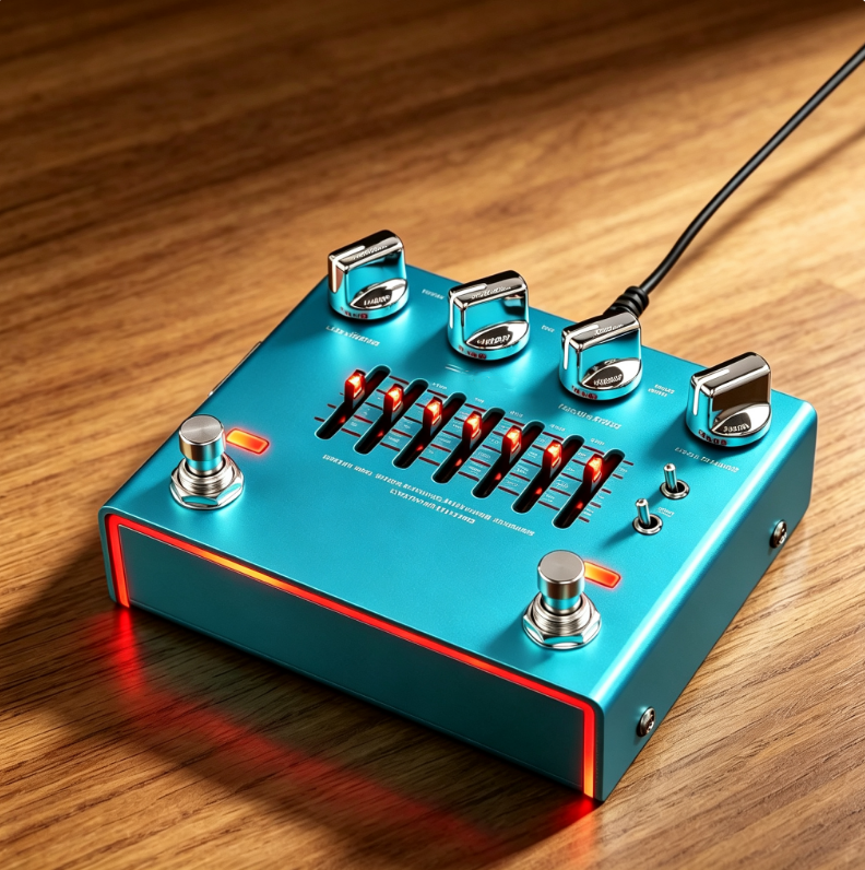 Bass Preamp Pedal with Voice & Drive Controls