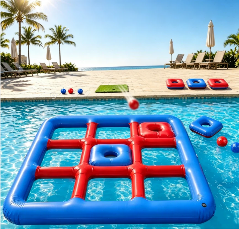 Floating Pool Game with Chipping Mat & Soft Balls