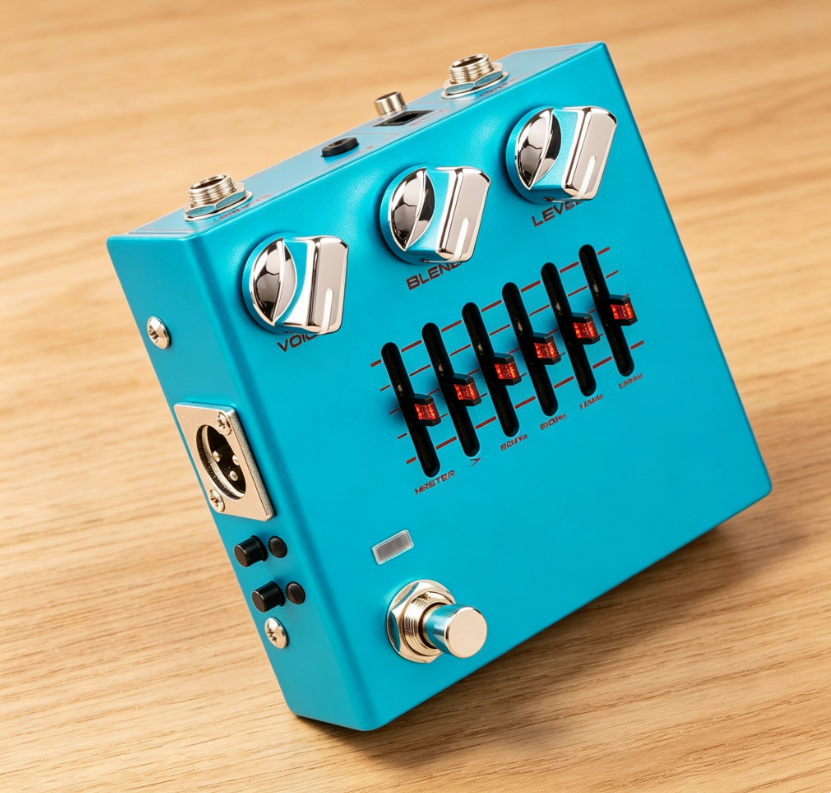 Bass Preamp Pedal with Voice & Drive Controls