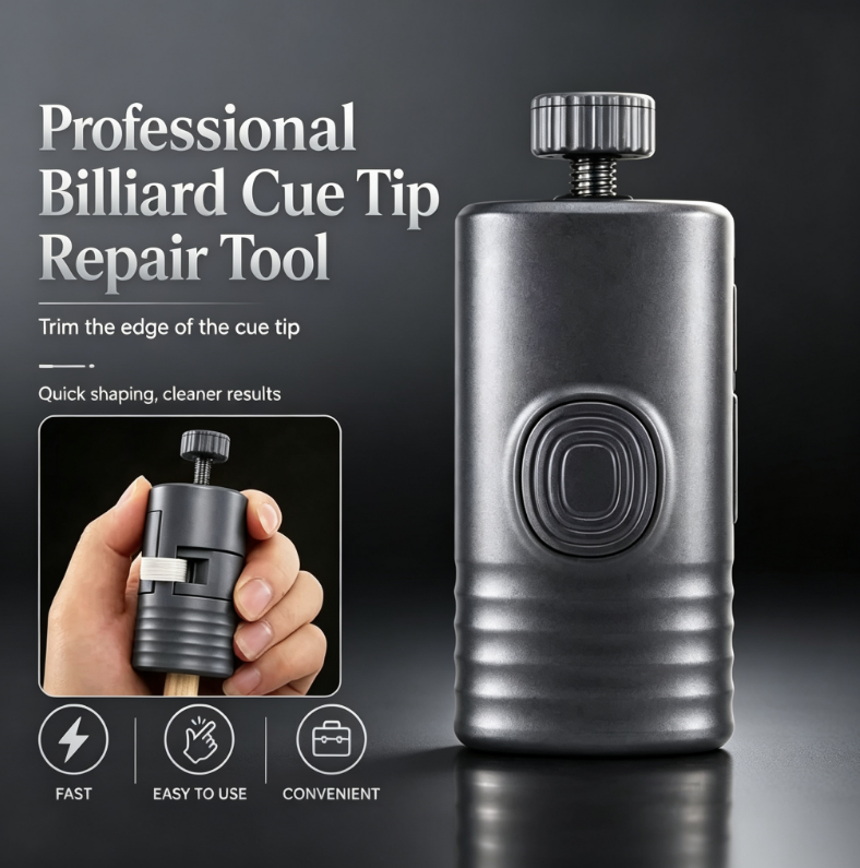 3-Piece Pool Cue Tip Repair Tool Set